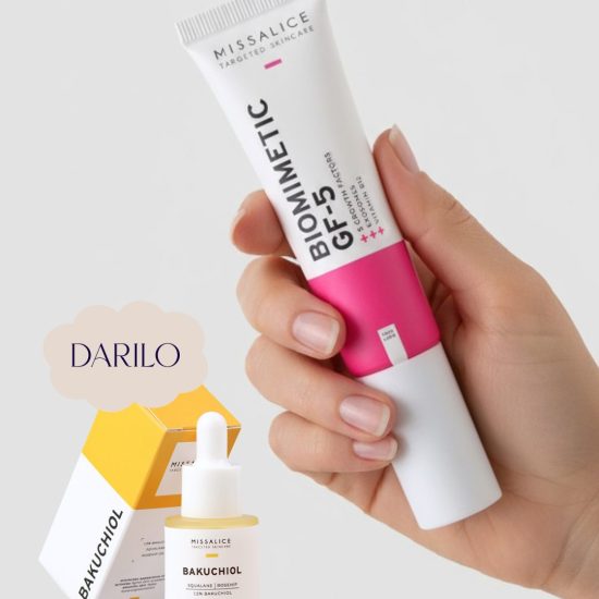 BIOMIMETIC GF-5 / rastni faktorji & eksosomi 30ml + gratis Bakuchiol darilo